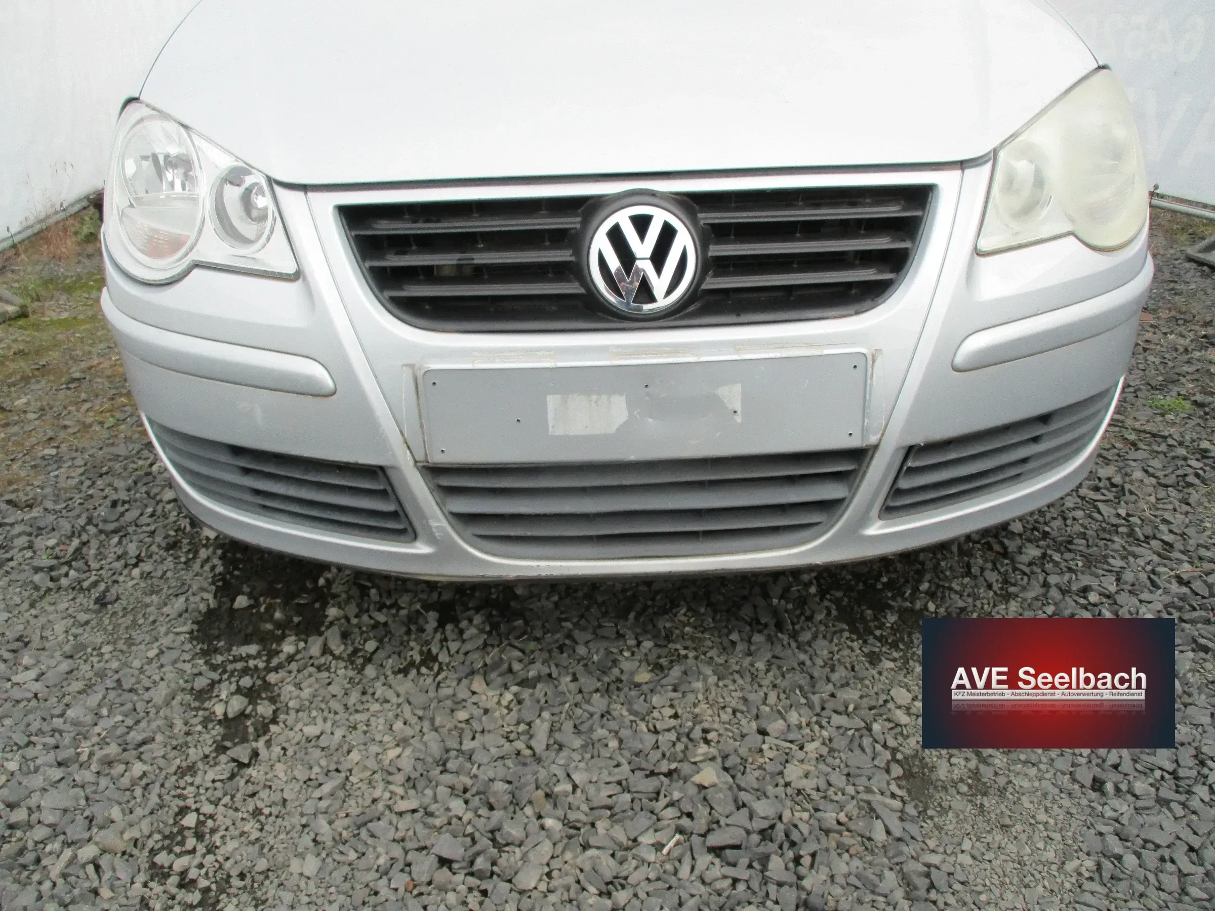 VW Polo 9N3 Stoßstange vorne Bj 2008 LA7W Reflexsilber - Bild 1