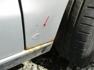 VW Polo 9N3 Kotflügel vorne rechts Bj 2008 LA7W Reflexsilber - Bild 3