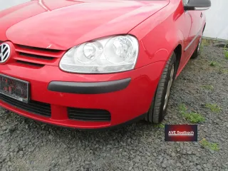 VW Golf 5 Stoßstange vorne Bj 2006 LY3D Tornadorot - Bild 2