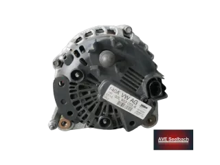 VW Golf Plus Lichtmaschine Bj 2010 1,6l TDI 77kW Valeo 03L903023A - Bild 2