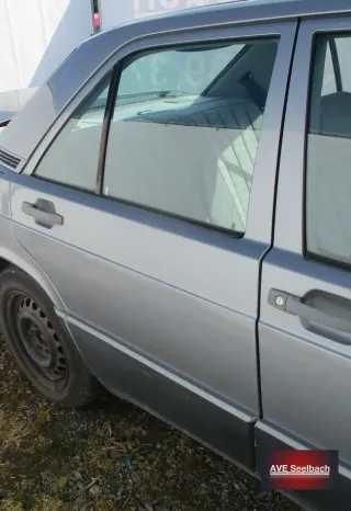 Mercedes 190 W201 Tür hinten rechts Bj 1989 122 Perlmuttgrau - Bild 2