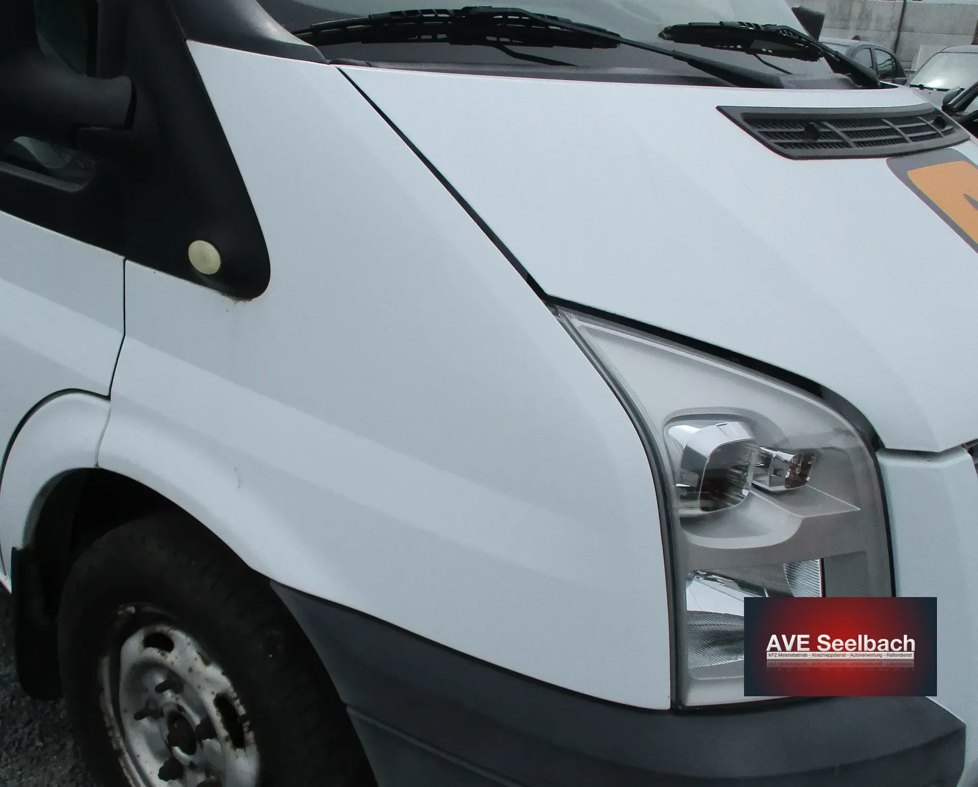 Ford Transit Bus Kotflügel vorne rechts Bj 2014 Frost Weiß 1560697 - Bild 1