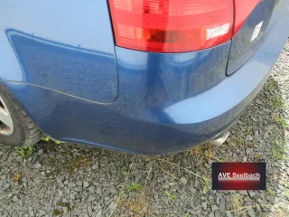 Audi A4 8E B7 Stoßstange hinten Bj 2005 LZ5C Mauritiusblau Blau - Bild 4