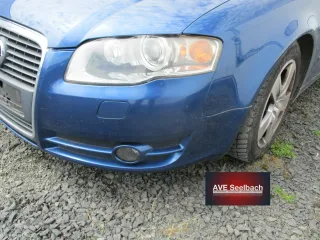 Audi A4 8E B7 Stoßstange vorne Bj 2005 LZ5C Mauritiusblau Blau - Bild 2