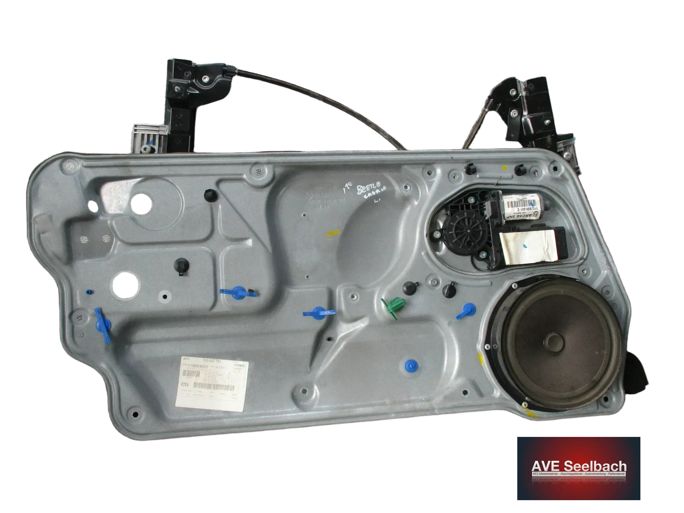 VW New Beetle Cabrio Fensterheber vorne links Bj 2010 1Y1959801C - Bild 1