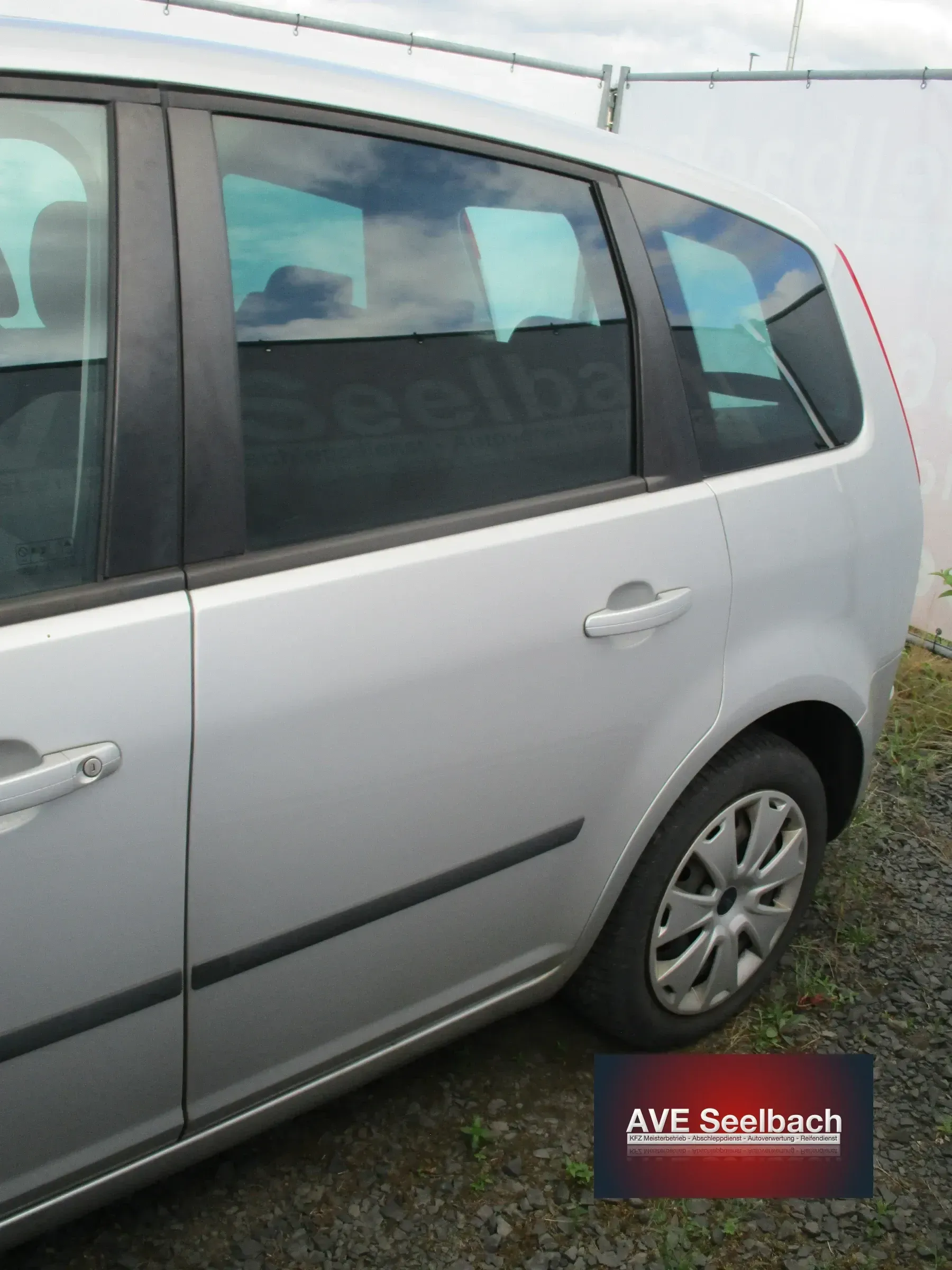 Ford C-Max Tür hinten links Bj 2006 Polar Silber Metallic - Bild 1