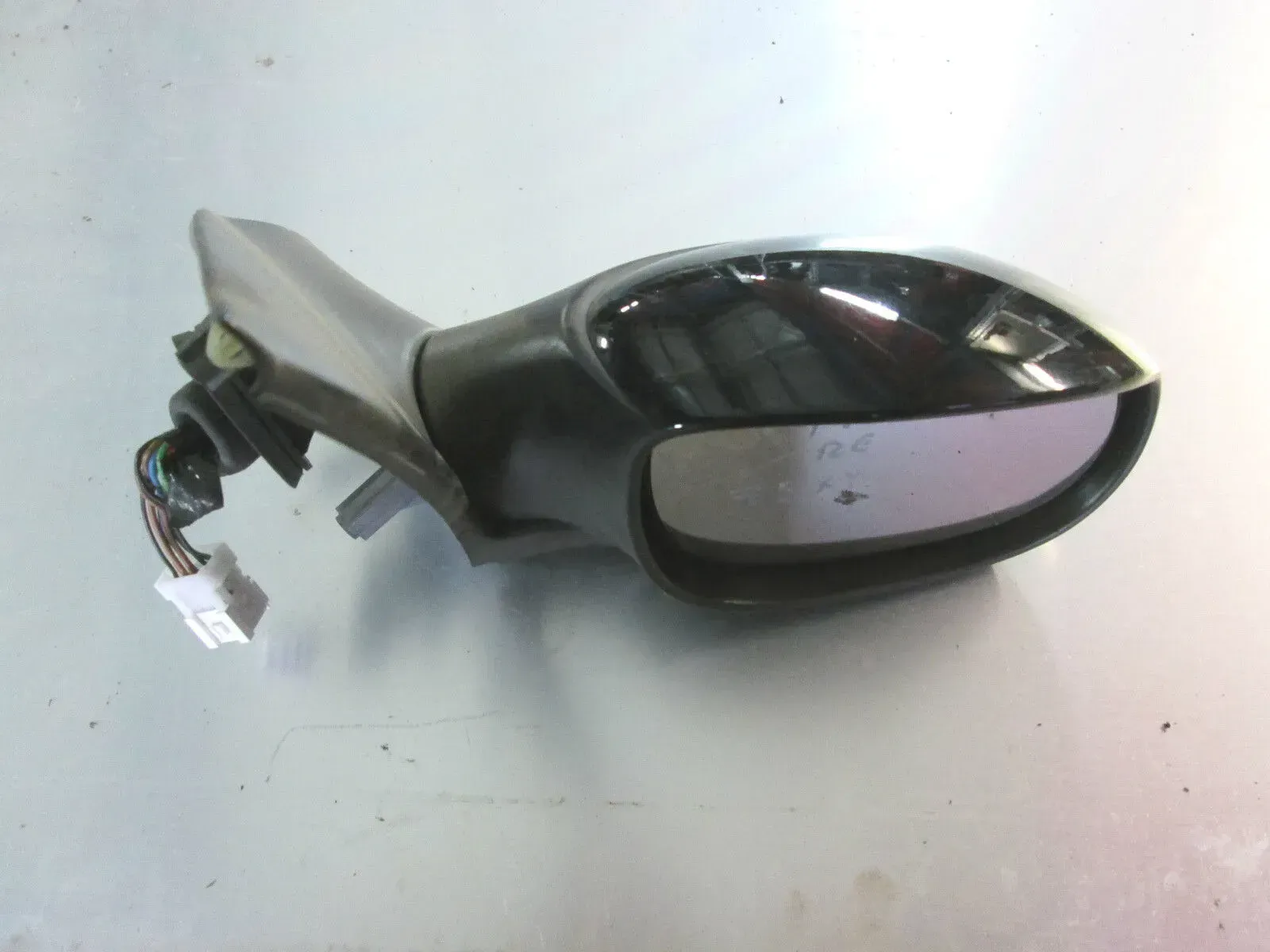 Peugeot 206 elektrischer Außenspiegel rechts Bj 1999 EXY Onyxschwarz - Bild 1