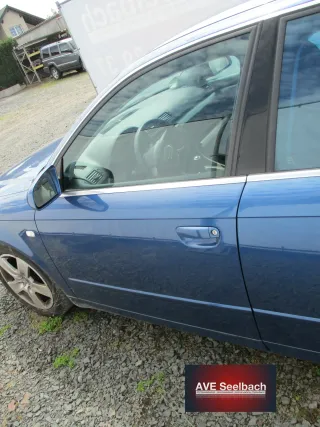 Audi A4 8E B7 Tür vorne links Bj 2005 LZ5C Mauritiusblau Blau - Bild 2
