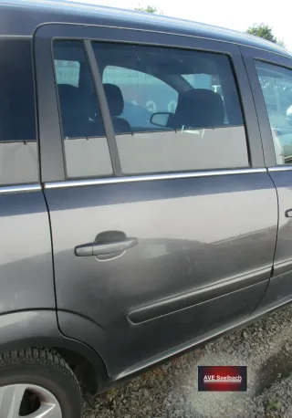 Opel Zafira B Tür hinten rechts Bj 2009 Z177 Karbongrau - Bild 1