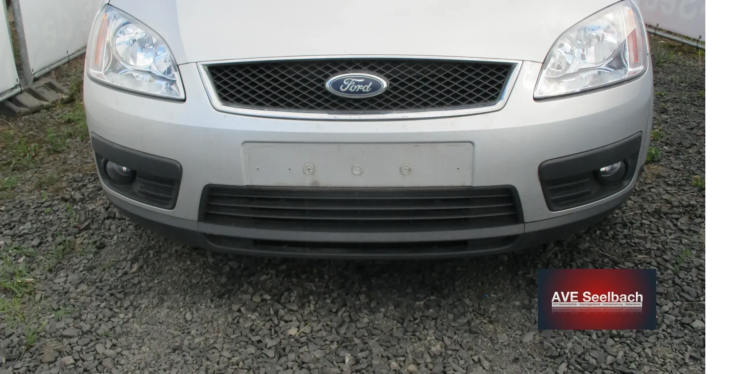 Ford C-Max Stoßstange vorne Bj 2006 Polar Silber Metallic - Bild 1
