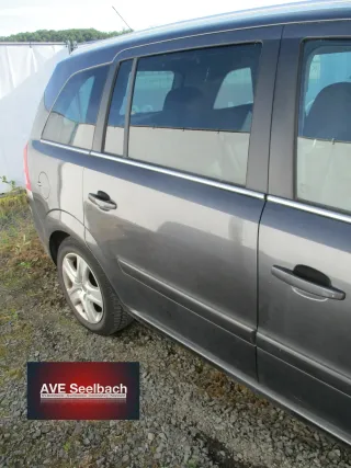 Opel Zafira B Tür hinten rechts Bj 2009 Z177 Karbongrau - Bild 2
