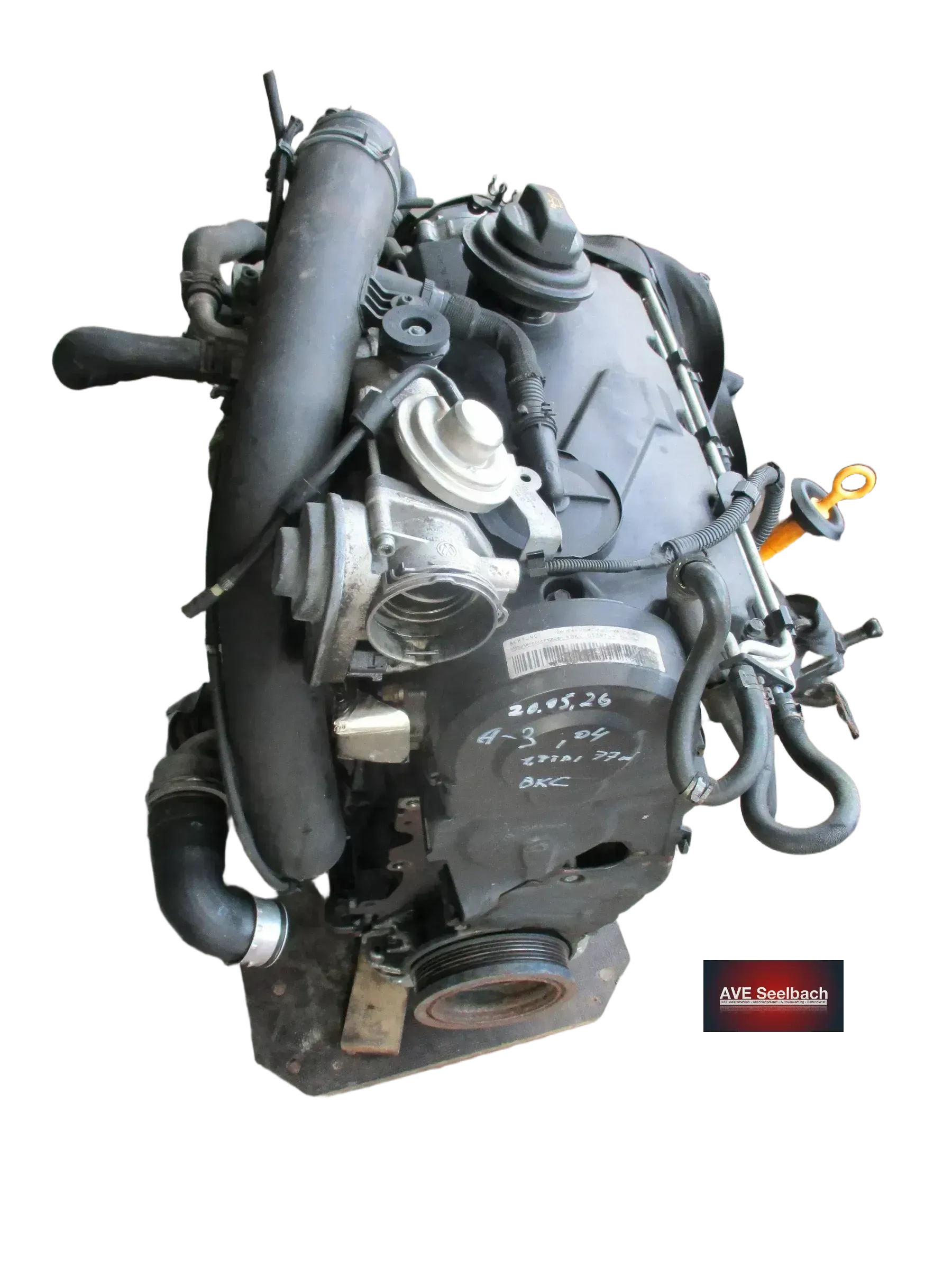 Audi A3 8P Motor Bj 2004 1,9TDI 77kW BKC - Bild 1