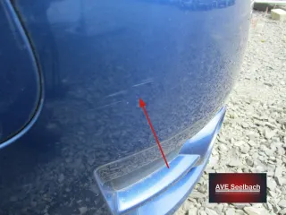 Audi A4 8E B7 Stoßstange vorne Bj 2005 LZ5C Mauritiusblau Blau - Bild 4