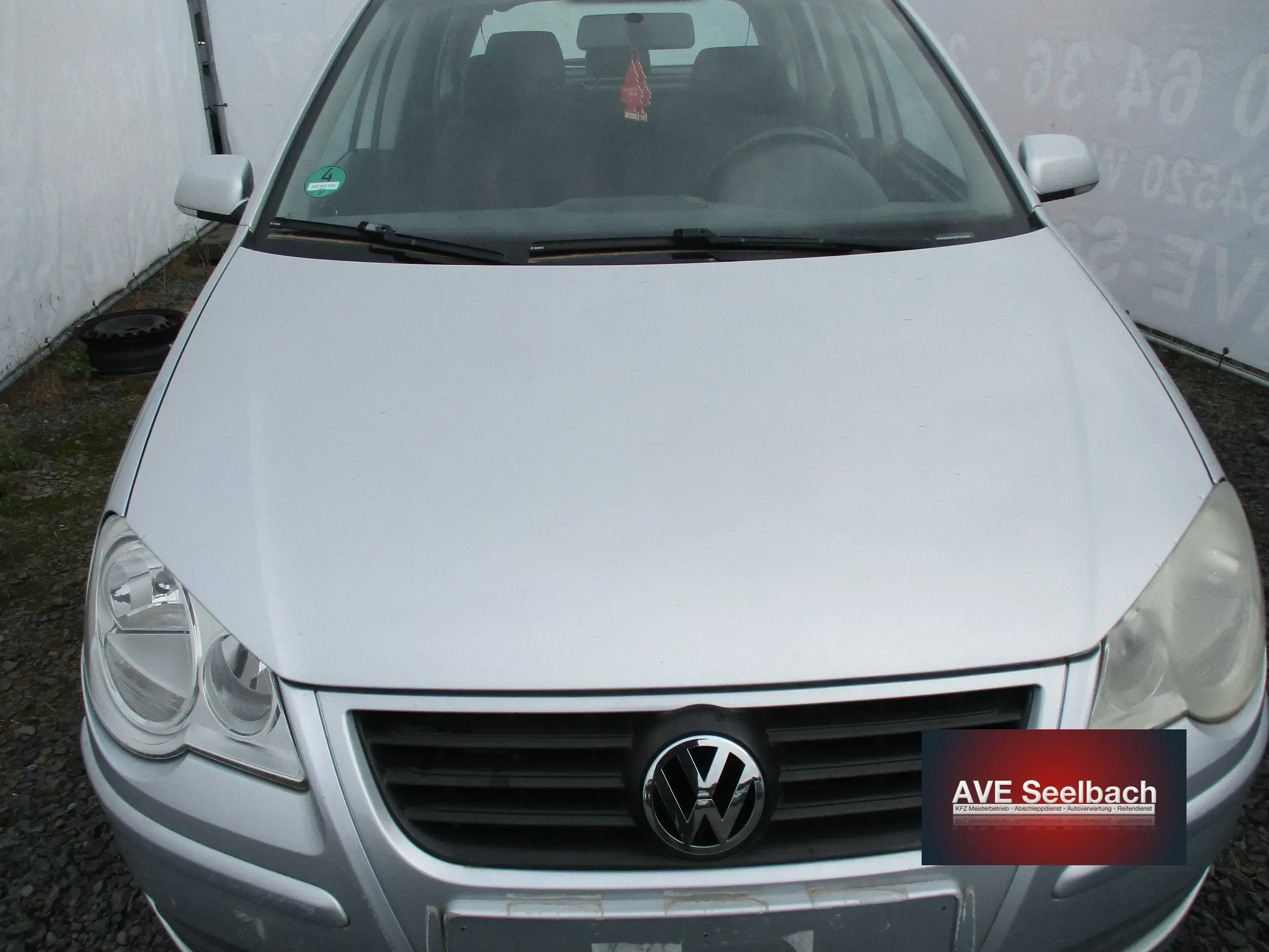 VW Polo 9N3 Motorhaube Bj 2008 LA7W Reflexsilber - Bild 1