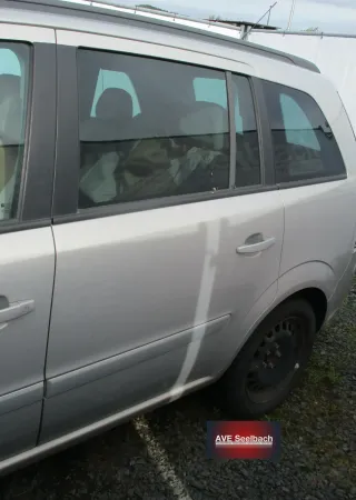 Opel Zafira B Tür hinten links Bj 2006 Z167 Pannacotta Met - Bild 1