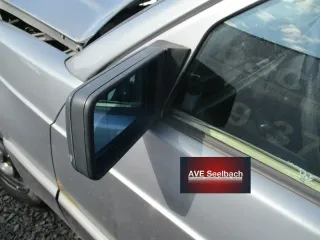 Mercedes 190 W201 Außenspiegel links manuell Bj 1989 schwarz grau - Bild 1