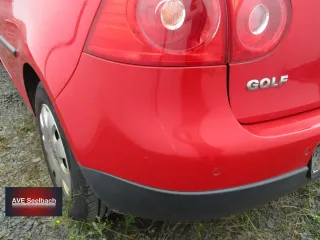 VW Golf 5 Stoßstange hinten Bj 2006 LY3D Tornadorot - Bild 3
