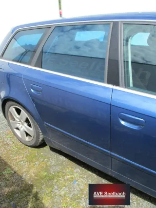 Audi A4 8E B7 Tür hinten rechts Bj 2005 LZ5C Mauritiusblau Blau - Bild 2