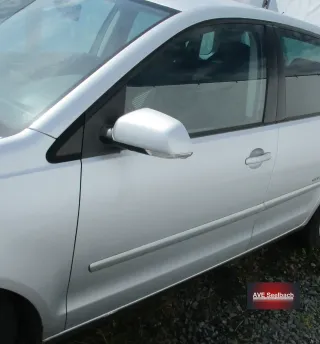 VW Polo 9N3 Tür vorne links Bj 2008 LA7W Reflexsilber - Bild 1