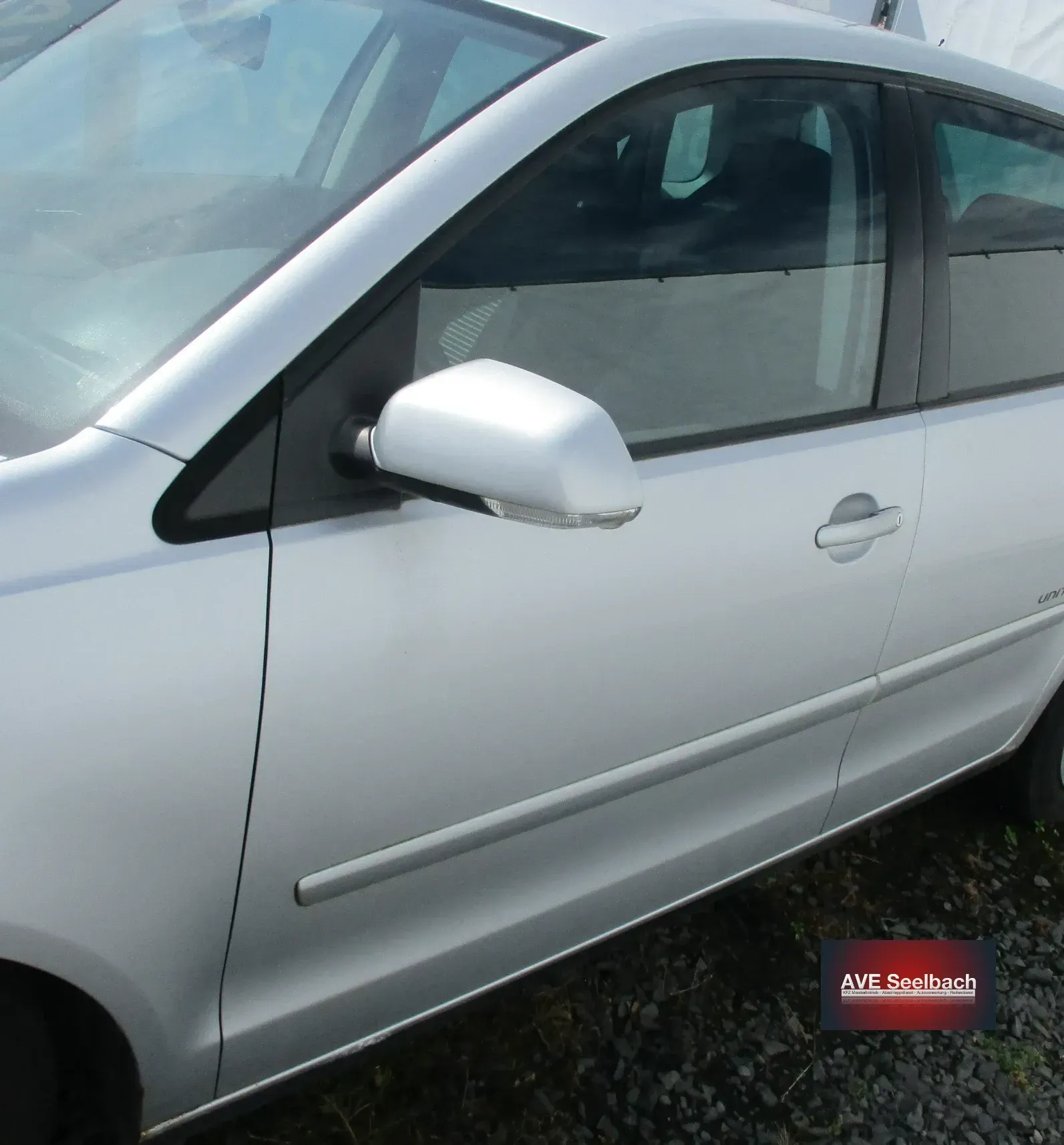 VW Polo 9N3 Tür vorne links Bj 2008 LA7W Reflexsilber - Bild 1