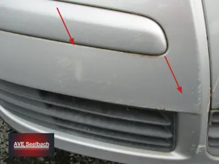 VW Polo 9N3 Stoßstange vorne Bj 2008 LA7W Reflexsilber - Bild 2